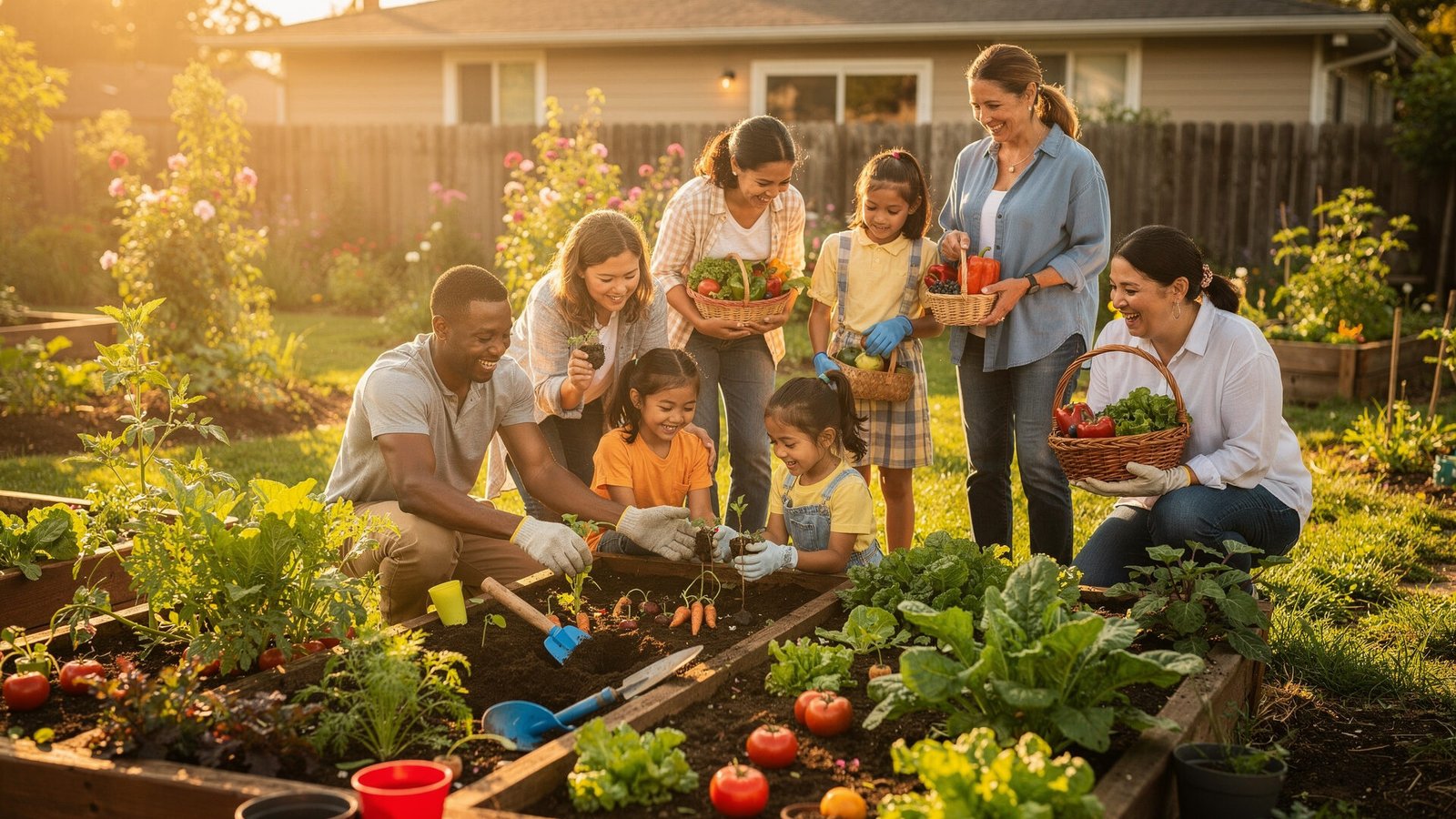 uma familia diversa incluindo criancas e adultos 1779993100