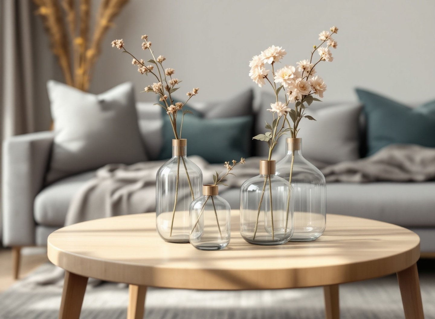Decoração moderna com vasos recicláveis de garrafas e latas