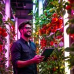 Luz cultivo doméstico - A Nova Tendência: Como as luzes de cultivo modernas estão transformando jardins internos, mesmo em espaços pequenos.