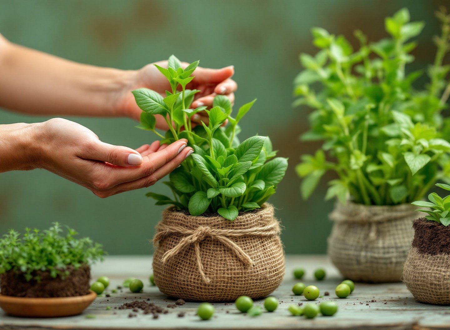 Chega de gastar! Monte sua horta econômica para iniciantes e tenha alimentos frescos em casa sem esforço 4 Mão colhendo alface fresca de horta econômica em casa