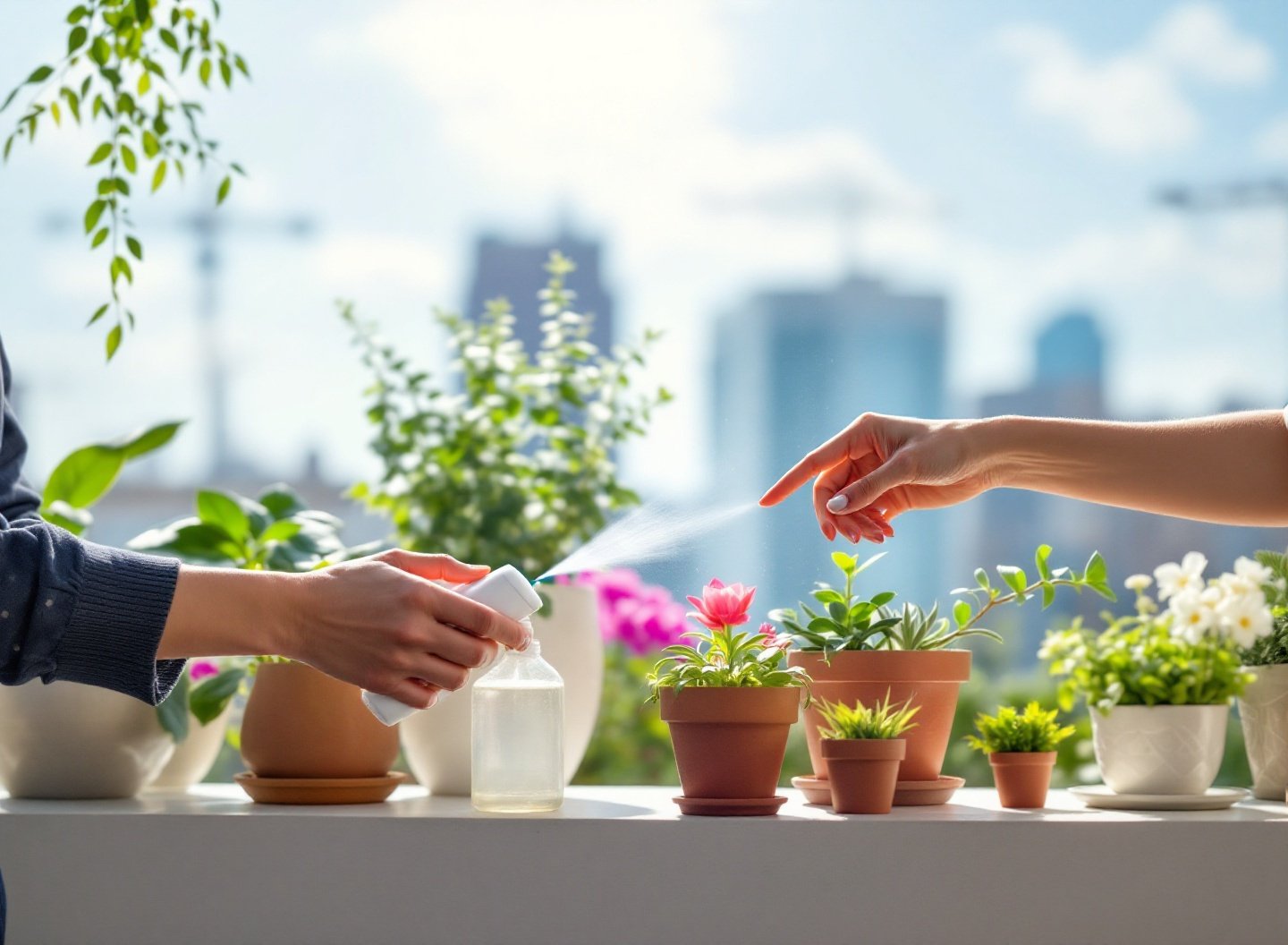 Adição de fertilizante líquido em sistema de fertirrigação automatizada para vasos
