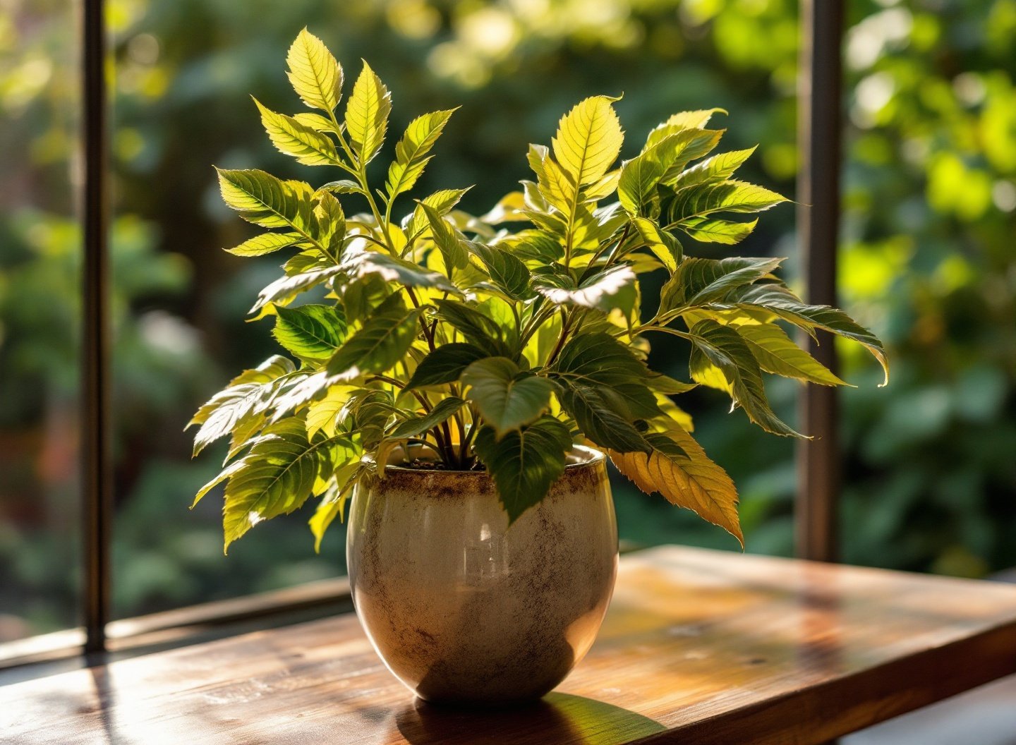 Descubra como salvar plantas enfraquecidas e reviver seu jardim 2 Planta murcha em vaso com folhas amarelas