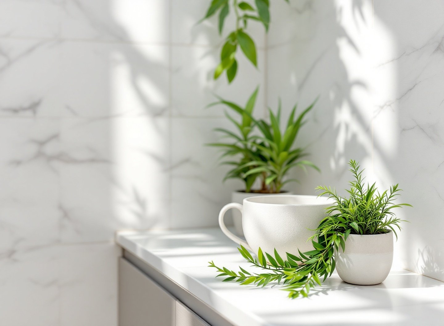Renueva el aire de tu apartamento con estas plantas purificadoras 3 Plantas en un baño para purificar el aire y controlar la humedad